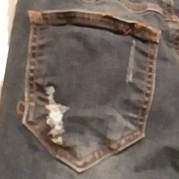 Rue 21 high rise destroyed skinny jeans sz 8*as is - Picture 10 of 16